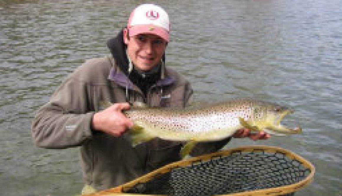 28 inch Brown Trout caught a the Falls featured