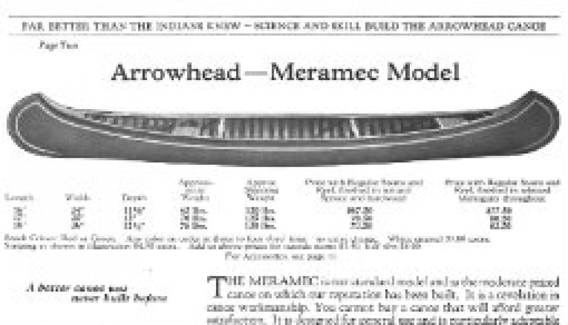 Arrowhead canoe going to ROLF in early August featured