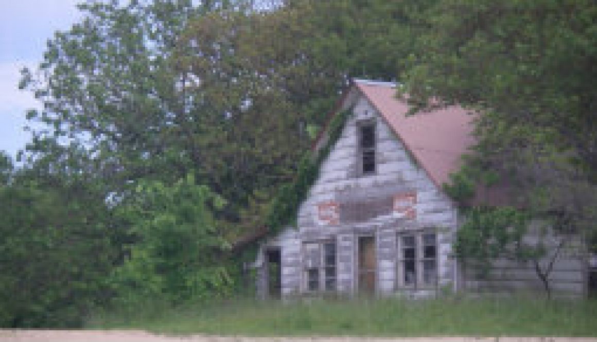 Old buildings at Highway 14 and County W featured