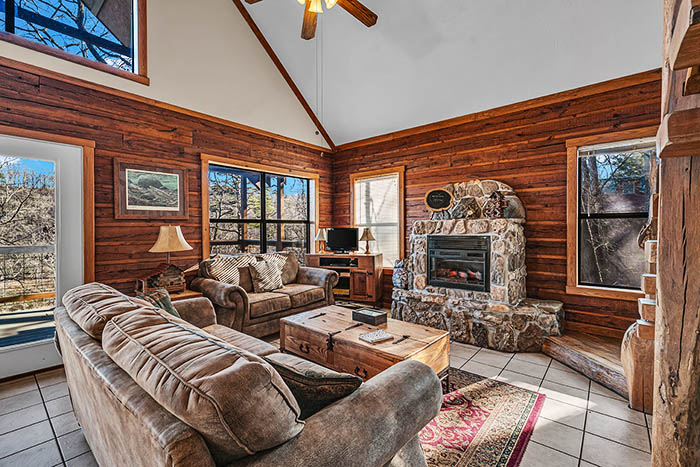 Missouri Mountain Log Lookout Cabin