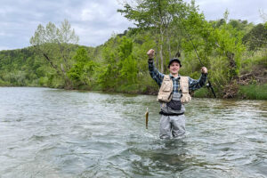 Small mouth trout fishing Missouri