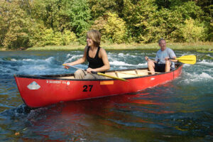 canoeing the North Fork in Missouri